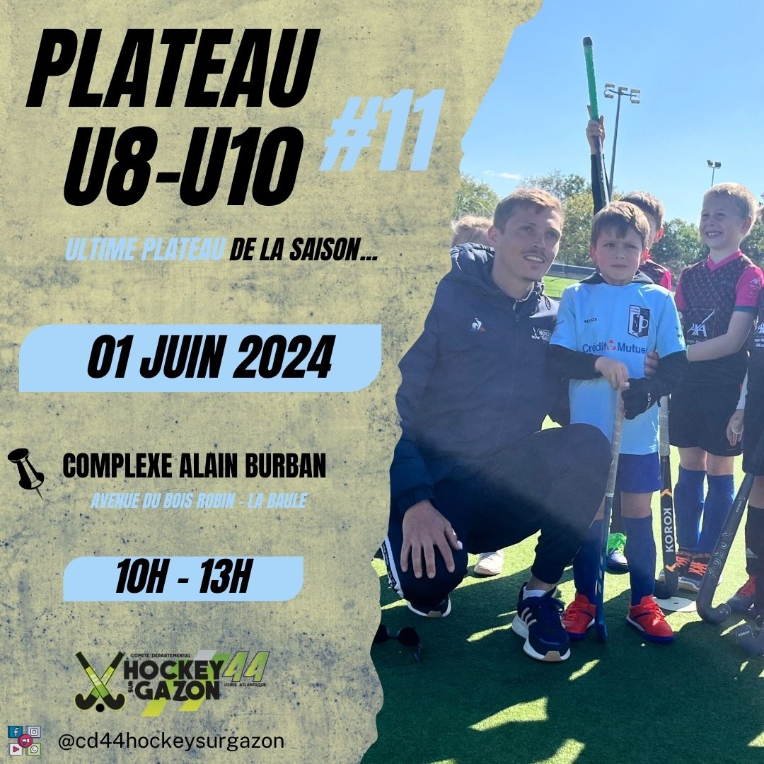 Plateau U8-10 n°11 - 01/06